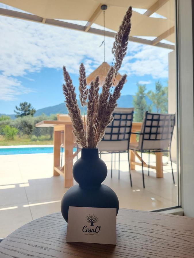 Casa O' - Moderne Villa Mit Grosser Terrasse Und Privatem Swimmingpool Skala Potamia  Esterno foto