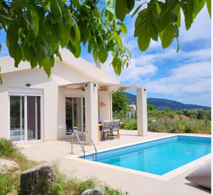 Casa O' - Moderne Villa Mit Grosser Terrasse Und Privatem Swimmingpool Skala Potamia  Esterno foto