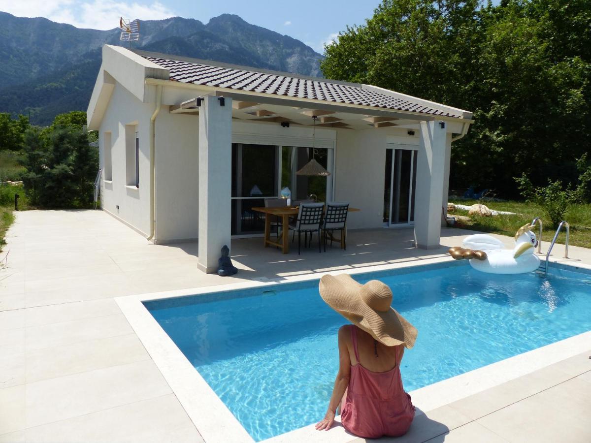 Casa O' - Moderne Villa Mit Grosser Terrasse Und Privatem Swimmingpool Skala Potamia  Esterno foto