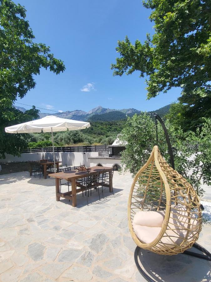 Casa O' - Moderne Villa Mit Grosser Terrasse Und Privatem Swimmingpool Skala Potamia  Esterno foto